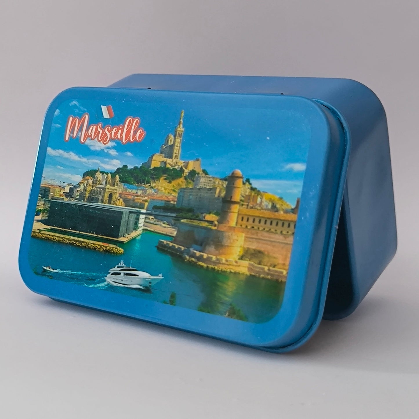 SAVONS DE MARSEILLE+ BOITE METAL